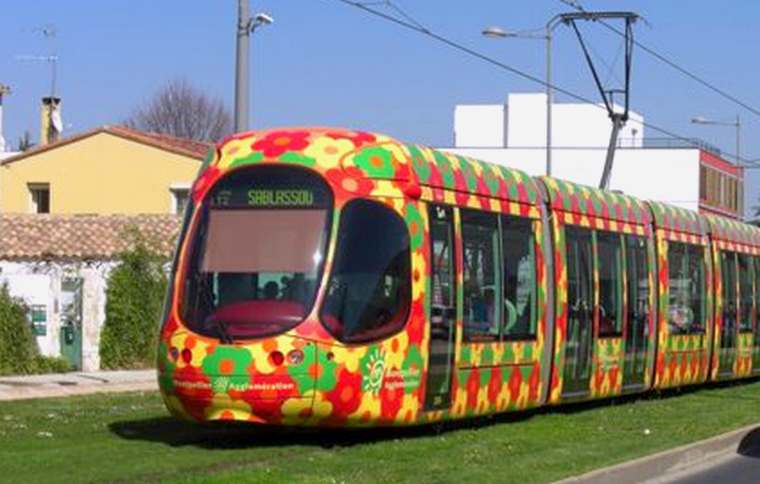 Transport en tramway sur Montpellier
