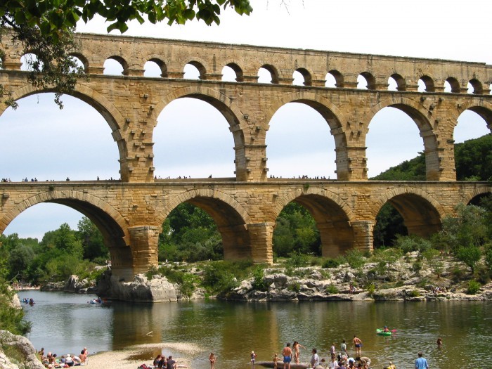 the Pont du Gard